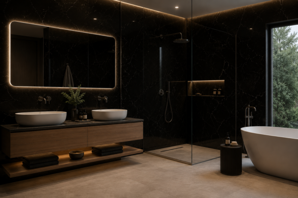 Rivestimento Murale – Wall Maxi Marmo Glossy NERO